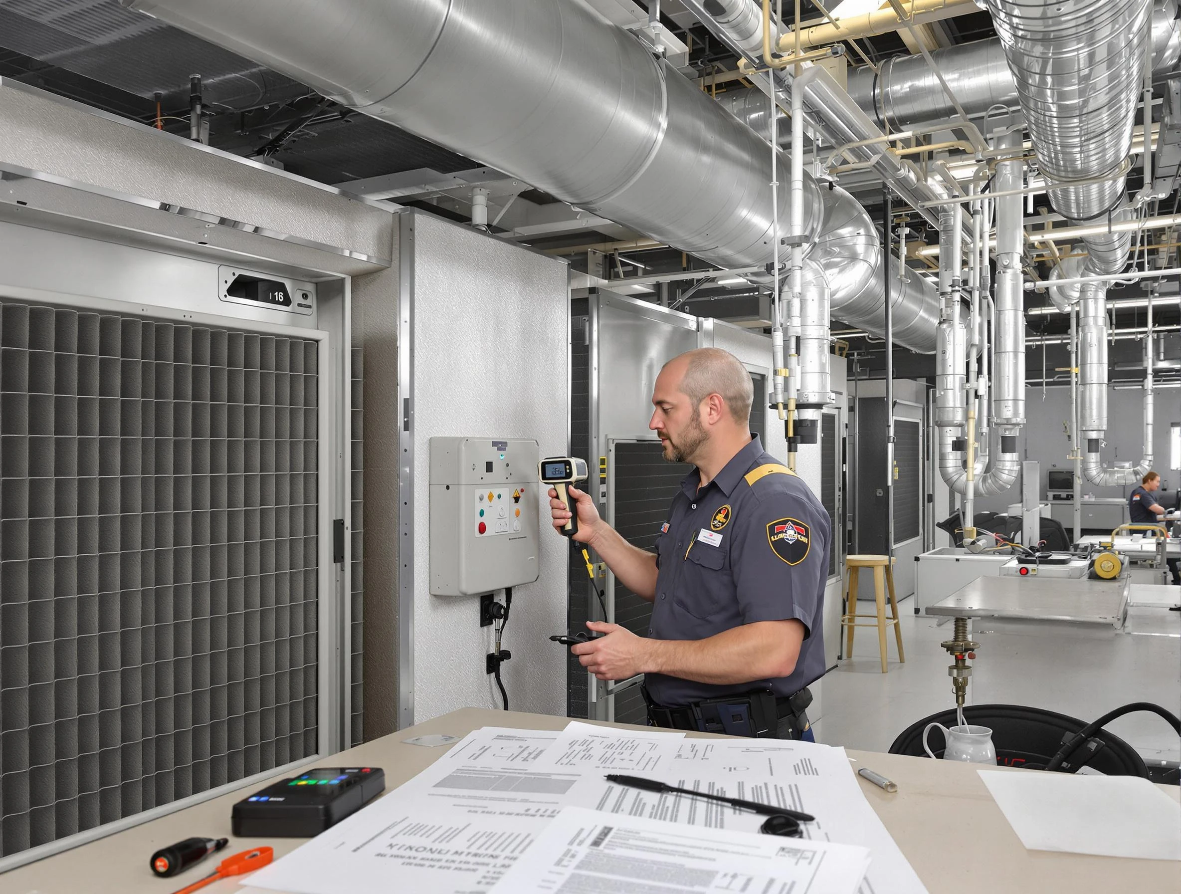 Professional filter system inspection by Spotsylvania Courthouse Air Duct Cleaning in Spotsylvania Courthouse