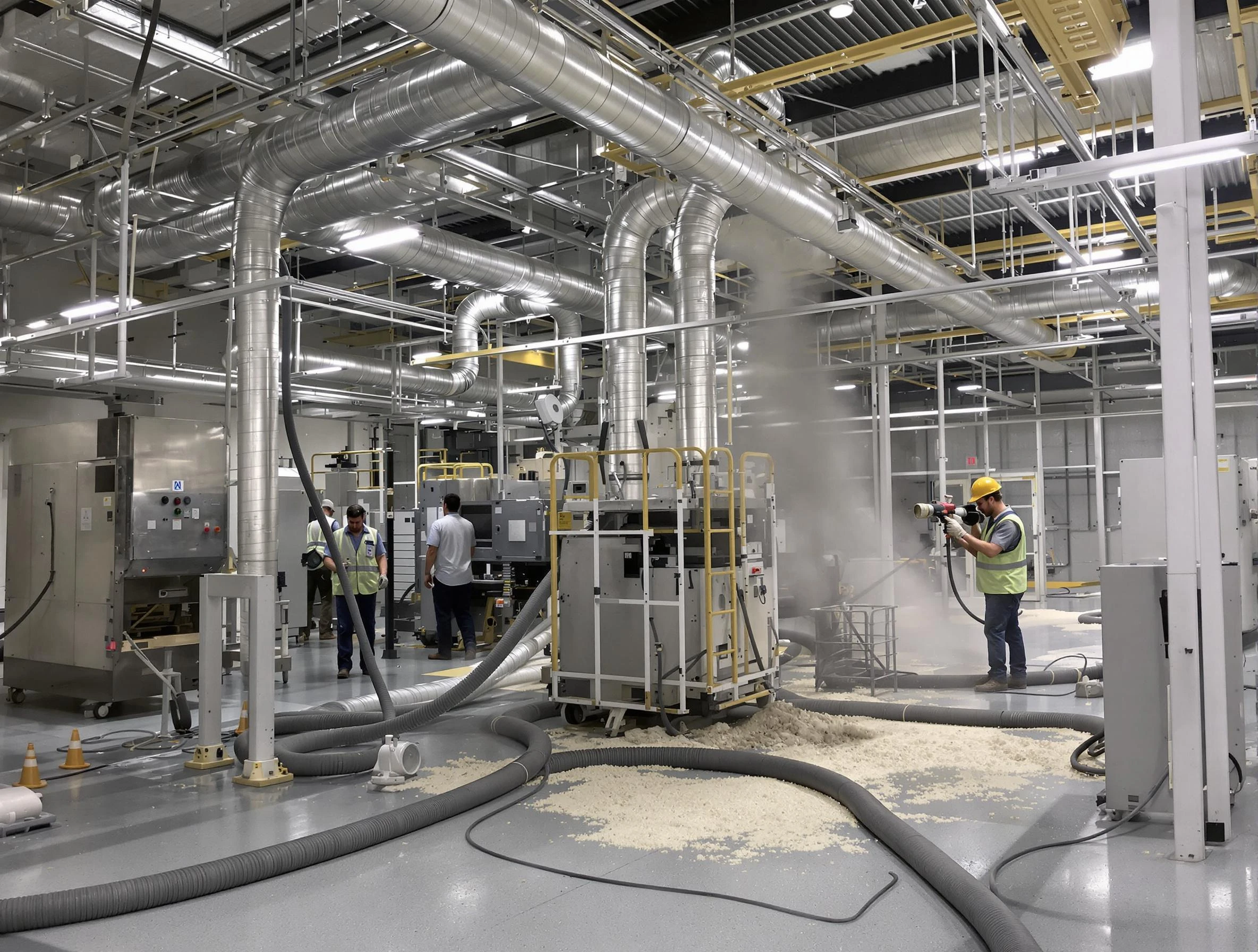 Heavy-duty industrial duct cleaning by Spotsylvania Courthouse Air Duct Cleaning in Spotsylvania Courthouse